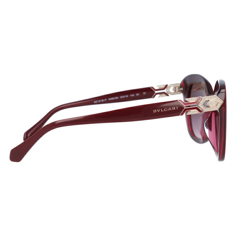 【国内正規品】ブルガリ サングラス セルペンティ アジアンフィット BVLGARI SERPENTI BV8213BF 54698H 55サイズ フォックス型 レディース ラッピング無料