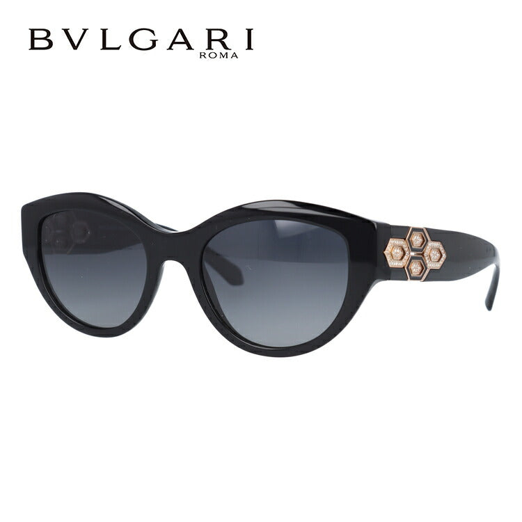 【国内正規品】ブルガリ サングラス セルペンティ 偏光サングラス レギュラーフィット BVLGARI SERPENTI BV8221B 501/T3 53サイズ フォックス ユニセックス メンズ レディース イタリア製 クリスタル エナメル ラッピング無料