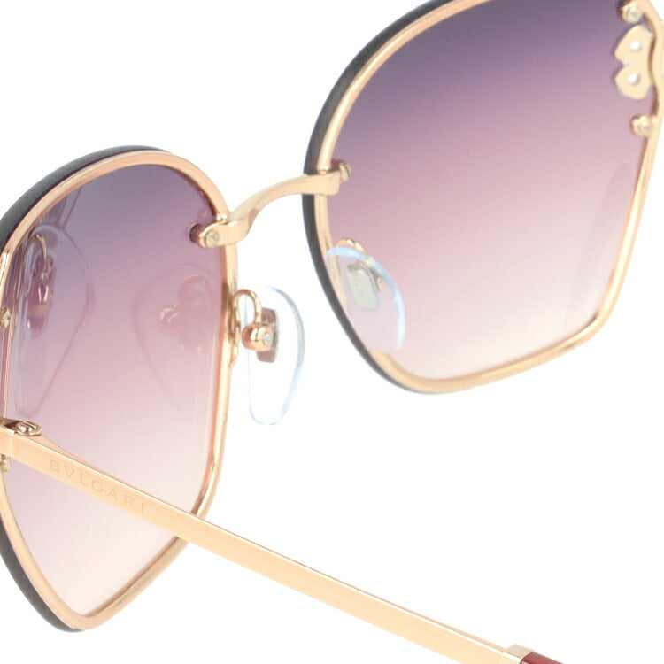 【訳あり・店頭展示品/外箱なし】【国内正規品】ブルガリ サングラス BVLGARI フィオレヴァー FIOREVER BV6152B 2014/U6 60サイズ バタフライ型 ブランド メンズ レディース アイウェア UVカット ギフト対応 ラインストーン ラッピング無料