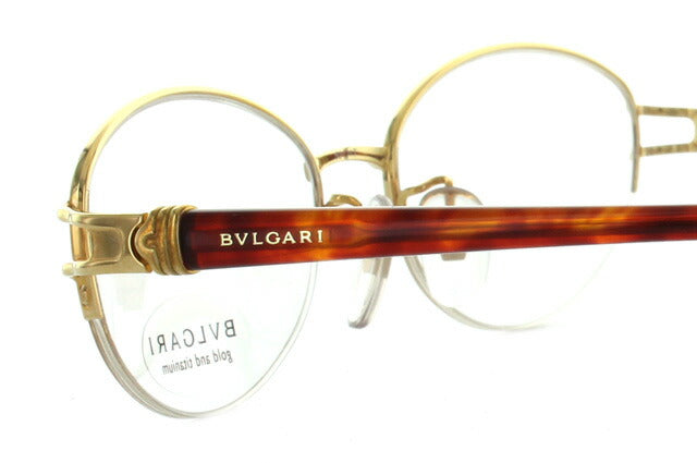 【国内正規品】ブルガリ 眼鏡 伊達メガネ対応 BV242TK 407 52 ゴールド/ハバナ レディース ラッピング無料