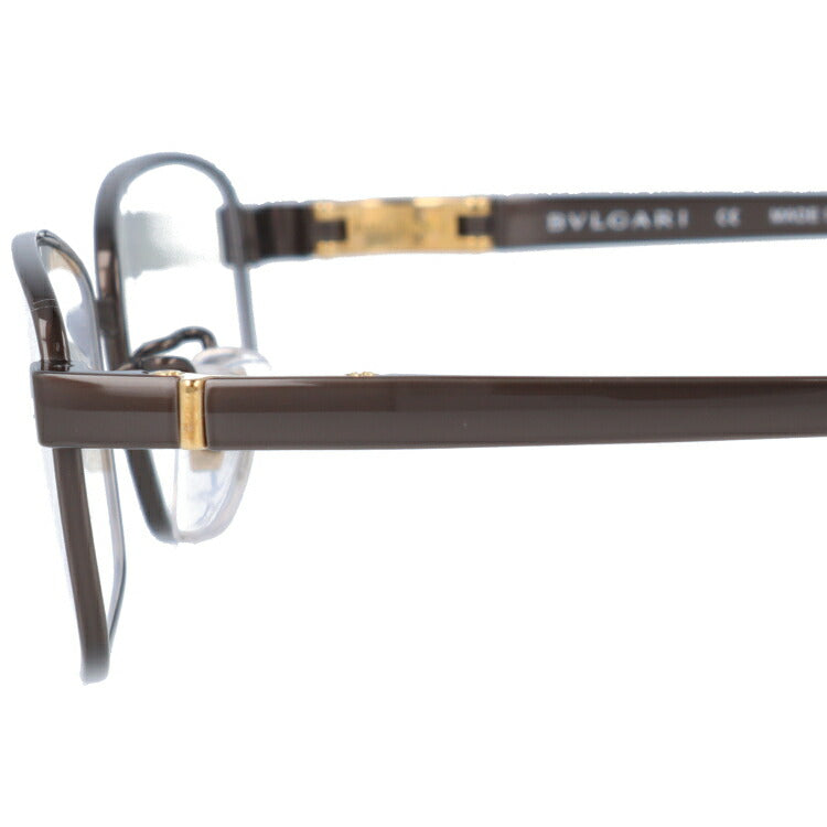 【国内正規品】メガネ 度付き 度なし 伊達メガネ 眼鏡 ブルガリ BVLGARI BV1033TK 4055 53 ブラウン レディース スクエア型 UVカット 紫外線 ラッピング無料