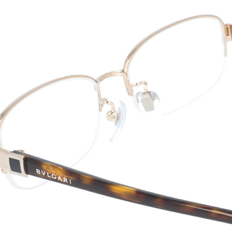 【国内正規品】ブルガリ 眼鏡 伊達メガネ対応 BV2053TK 477 52 ゴールド/ハバナ レディース スクエア型 ラッピング無料