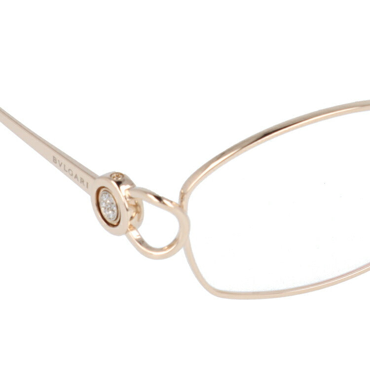 【国内正規品】メガネ 度付き 度なし 伊達メガネ 眼鏡 ブルガリ BVLGARI BV2064TG 401 53 ゴールド ダイヤモンド レディース スクエア型 UVカット 紫外線 ラッピング無料