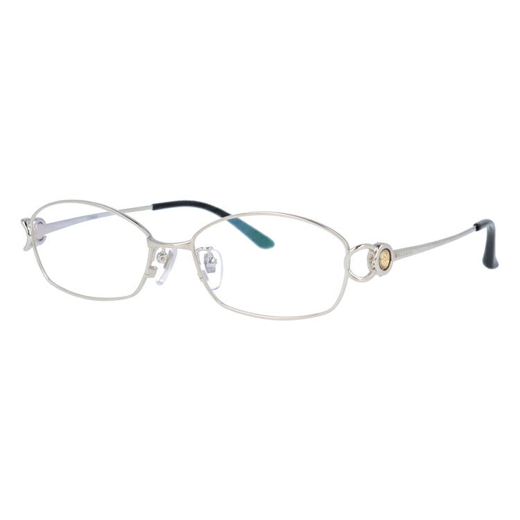 【国内正規品】メガネ 度付き 度なし 伊達メガネ 眼鏡 ブルガリ BVLGARI BV2064TG 420 53 シルバー ダイヤモンド レディース スクエア型 UVカット 紫外線 ラッピング無料