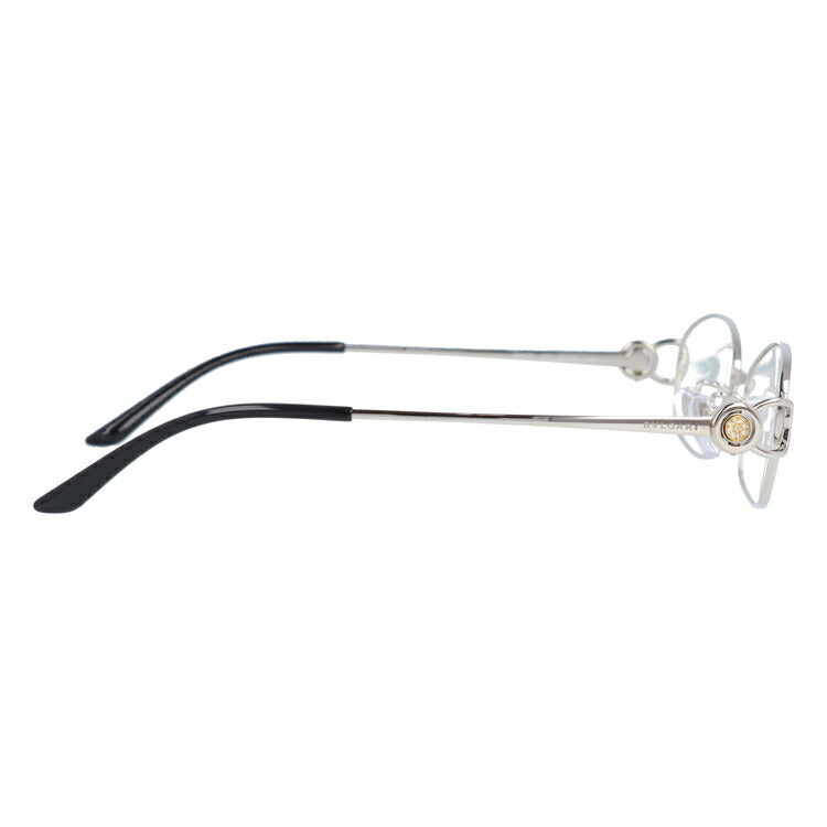 【国内正規品】メガネ 度付き 度なし 伊達メガネ 眼鏡 ブルガリ BVLGARI BV2064TG 420 53 シルバー ダイヤモンド レディース スクエア型 UVカット 紫外線 ラッピング無料