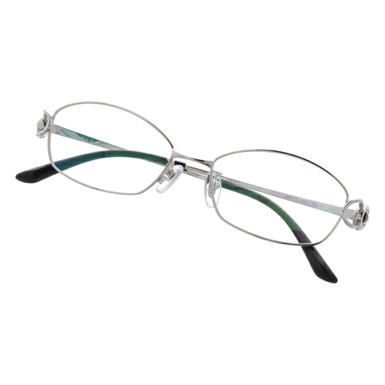 【国内正規品】メガネ 度付き 度なし 伊達メガネ 眼鏡 ブルガリ BVLGARI BV2064TG 420 53 シルバー ダイヤモンド レディース スクエア型 UVカット 紫外線 ラッピング無料
