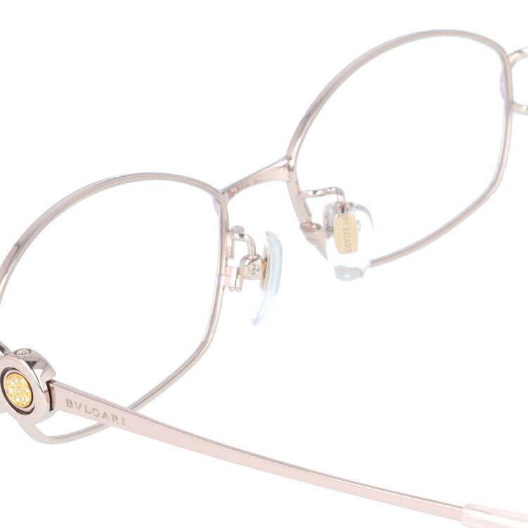 【国内正規品】メガネ 度付き 度なし 伊達メガネ 眼鏡 ブルガリ BVLGARI BV2064TG 458 53 ピンク ダイヤモンド レディース スクエア型 UVカット 紫外線 ラッピング無料
