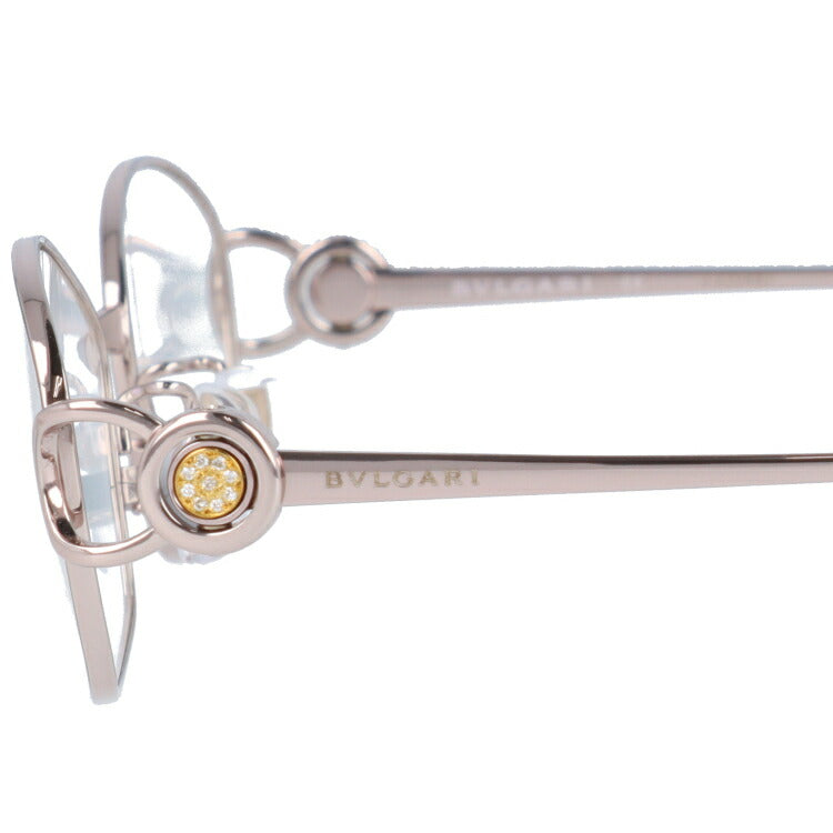 【国内正規品】メガネ 度付き 度なし 伊達メガネ 眼鏡 ブルガリ BVLGARI BV2064TG 458 53 ピンク ダイヤモンド レディース スクエア型 UVカット 紫外線 ラッピング無料