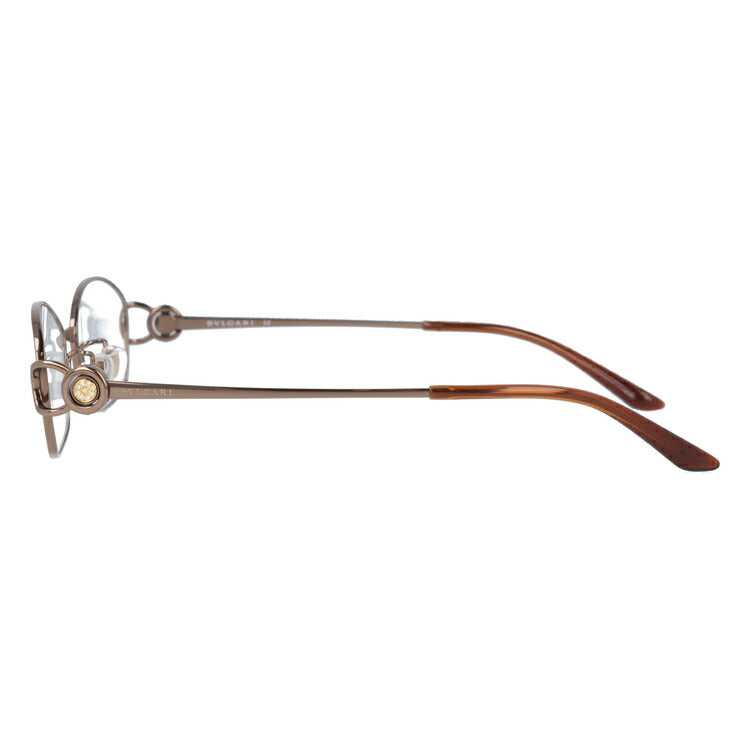 【国内正規品】メガネ 度付き 度なし 伊達メガネ 眼鏡 ブルガリ BVLGARI BV2064TG 499 53 ブラウン ダイヤモンド レディース スクエア型 UVカット 紫外線 ラッピング無料