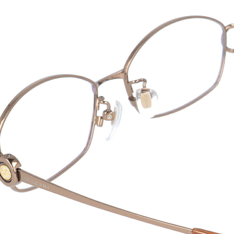 【国内正規品】メガネ 度付き 度なし 伊達メガネ 眼鏡 ブルガリ BVLGARI BV2064TG 499 53 ブラウン ダイヤモンド レディース スクエア型 UVカット 紫外線 ラッピング無料