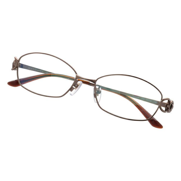 【国内正規品】メガネ 度付き 度なし 伊達メガネ 眼鏡 ブルガリ BVLGARI BV2064TG 499 53 ブラウン ダイヤモンド レディース スクエア型 UVカット 紫外線 ラッピング無料