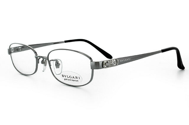 【国内正規品】メガネ 度付き 度なし 伊達メガネ 眼鏡 ブルガリ BVLGARI BV2076TK 4017 52 シルバー/ブラック レディース スクエア型 UVカット 紫外線 ラッピング無料