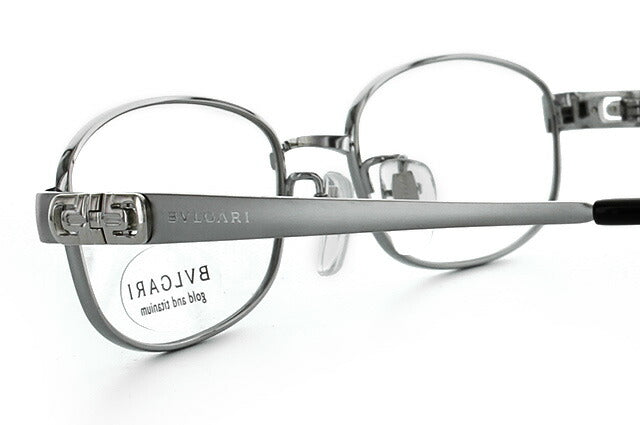 【国内正規品】メガネ 度付き 度なし 伊達メガネ 眼鏡 ブルガリ BVLGARI BV2076TK 4017 52 シルバー/ブラック レディース スクエア型 UVカット 紫外線 ラッピング無料