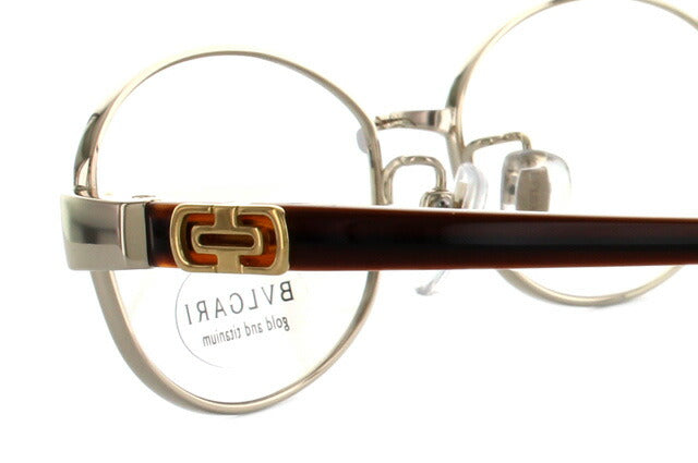 【国内正規品】メガネ 度付き 度なし 伊達メガネ 眼鏡 ブルガリ BVLGARI BV2101TK 4054 53 ゴールド/ブラウン レディース UVカット 紫外線 ラッピング無料