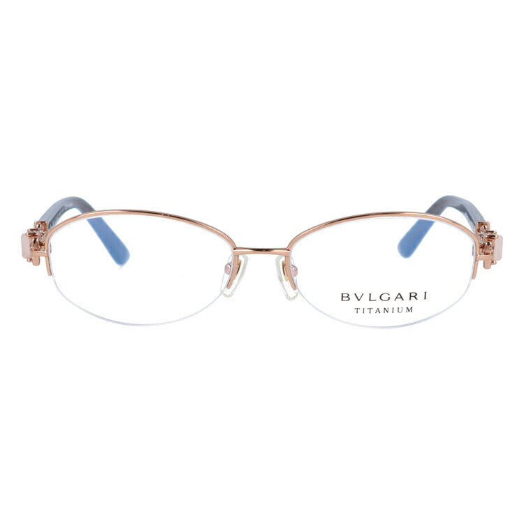 【訳あり・店頭展示品/外箱なし】【国内正規品】ブルガリ メガネ フレーム 眼鏡 BVLGARI BV2183BD 496 54サイズ オーバル型 ブランド メンズ レディース アイウェア UVカット ギフト対応 ハーフリム ラインストーン ラッピング無料