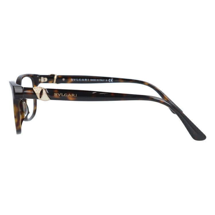 【国内正規品】メガネ 度付き 度なし 伊達メガネ 眼鏡 ブルガリ BVLGARI ディーヴァ BV4128BF 504 54 ダークハバナ アジアンフィット DIVA レディース ウェリントン型 UVカット 紫外線 ラッピング無料