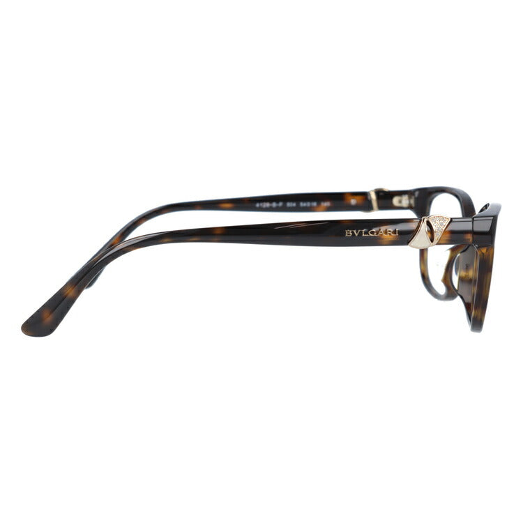 【国内正規品】メガネ 度付き 度なし 伊達メガネ 眼鏡 ブルガリ BVLGARI ディーヴァ BV4128BF 504 54 ダークハバナ アジアンフィット DIVA レディース ウェリントン型 UVカット 紫外線 ラッピング無料