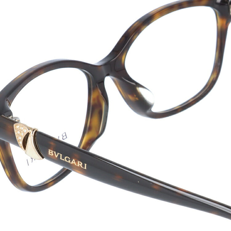 【国内正規品】メガネ 度付き 度なし 伊達メガネ 眼鏡 ブルガリ BVLGARI ディーヴァ BV4128BF 504 54 ダークハバナ アジアンフィット DIVA レディース ウェリントン型 UVカット 紫外線 ラッピング無料