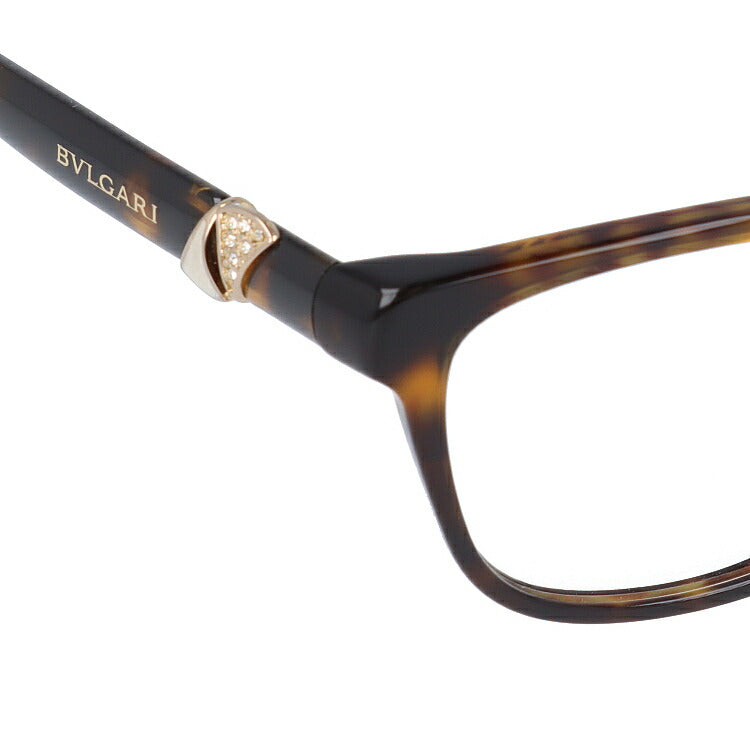 【国内正規品】メガネ 度付き 度なし 伊達メガネ 眼鏡 ブルガリ BVLGARI ディーヴァ BV4128BF 504 54 ダークハバナ アジアンフィット DIVA レディース ウェリントン型 UVカット 紫外線 ラッピング無料