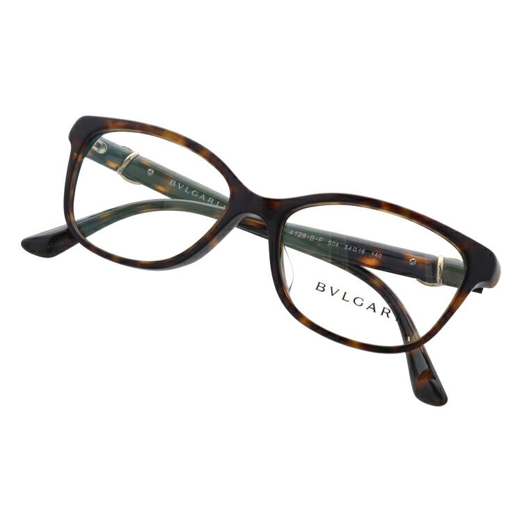 【国内正規品】メガネ 度付き 度なし 伊達メガネ 眼鏡 ブルガリ BVLGARI ディーヴァ BV4128BF 504 54 ダークハバナ アジアンフィット DIVA レディース ウェリントン型 UVカット 紫外線 ラッピング無料