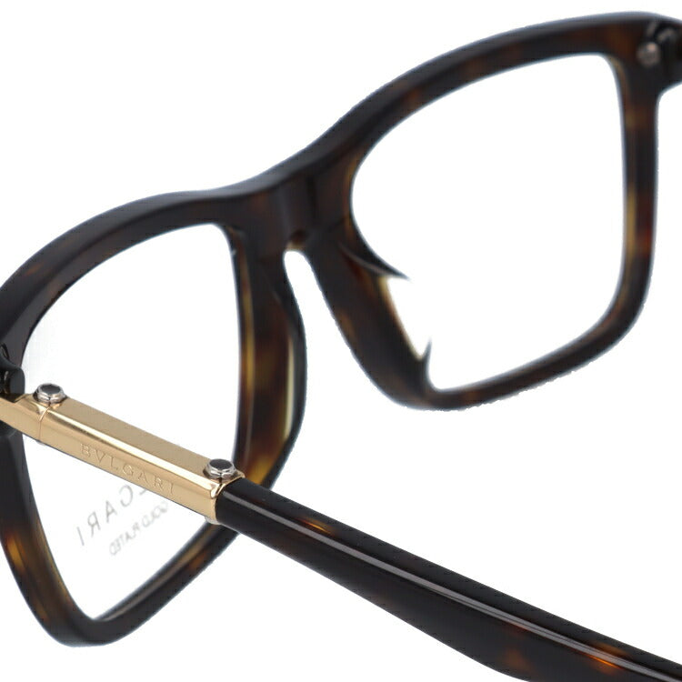 【国内正規品】メガネ 度付き 度なし 伊達メガネ 眼鏡 ブルガリ BVLGARI オクト BV3031KF 5286 55 ダークハバナ/ゴールド アジアンフィット OCTO レディース ウェリントン型 UVカット 紫外線 ラッピング無料
