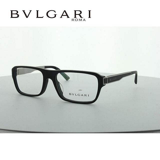 【訳あり】メガネ 度付き 度なし 伊達メガネ 眼鏡 ブルガリ BVLGARI アジアンフィット BV3026F 5313 56サイズ 正規品 スクエア型 メンズ レディース スクエア型 UVカット 紫外線 ラッピング無料 【海外正規品】