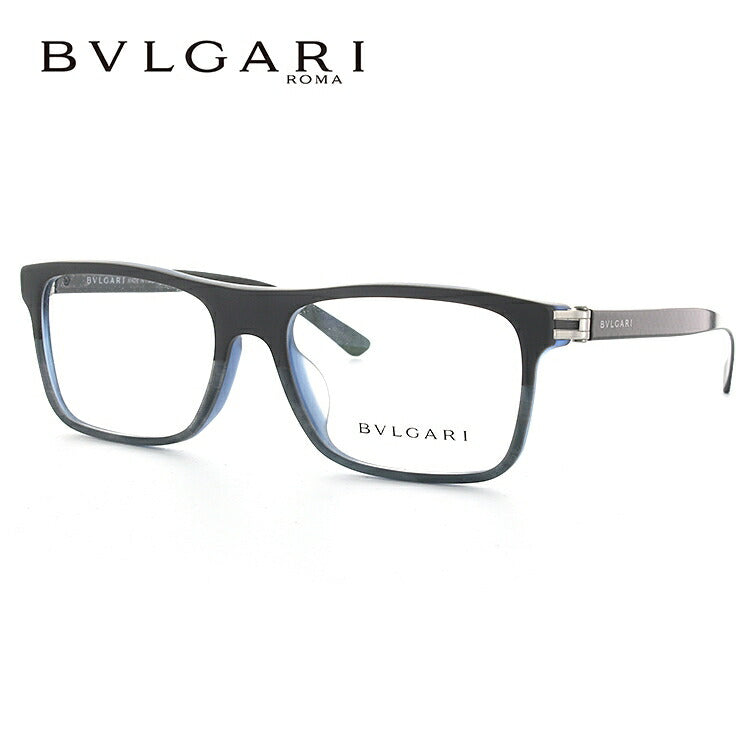 【訳あり】メガネ 度付き 度なし 伊達メガネ 眼鏡 ブルガリ BVLGARI アジアンフィット BV3028F 5357 55サイズ 正規品 スクエア型 メンズ レディース スクエア型 UVカット 紫外線 ラッピング無料 【海外正規品】