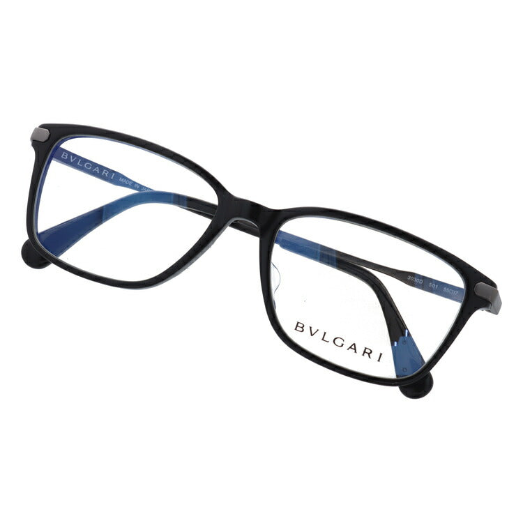 【国内正規品】メガネ 度付き 度なし 伊達メガネ 眼鏡 ブルガリ BVLGARI アジアンフィット BV3030D 501 55サイズ スクエア型 メンズ レディース UVカット 紫外線 ラッピング無料
