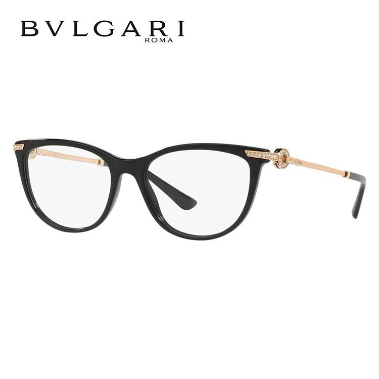 【訳あり】ブルガリ 眼鏡 伊達メガネ対応 BVLGARI BVLGARI ブルガリ ブルガリ BV4155BF 501 54 ブラック アジアンフィット レディース スクエア型 プレゼント ギフト【海外正規品】