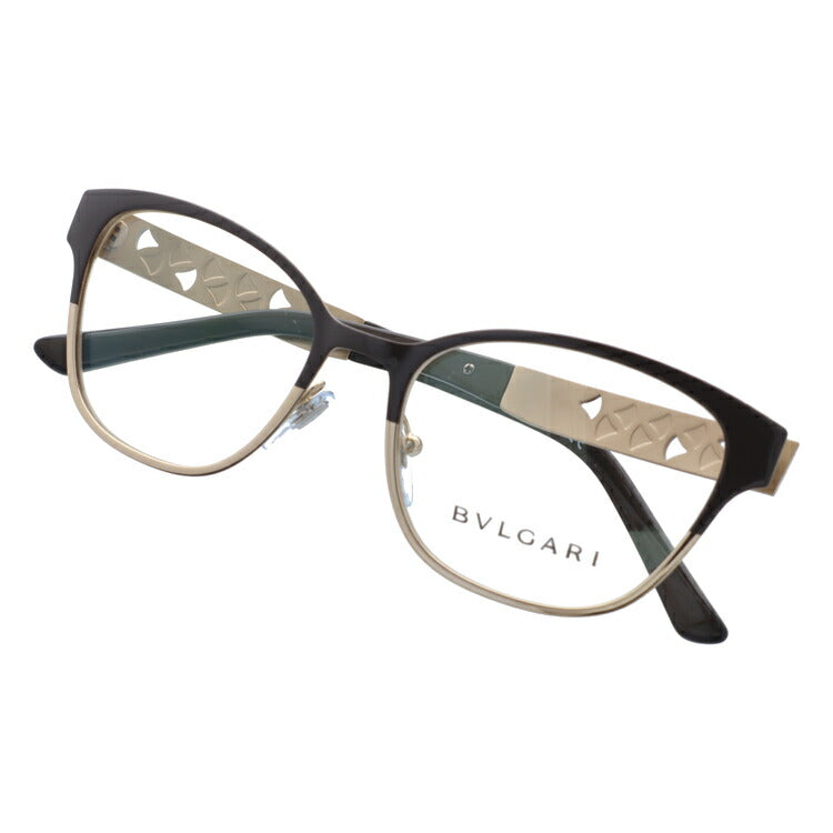 【国内正規品】メガネ 度付き 度なし 伊達メガネ 眼鏡 ブルガリ ディーヴァ ドリーム BVLGARI DIVA'S DREAM BV2201B 2044 53サイズ ウェリントン型 レディース UVカット 紫外線 ラッピング無料