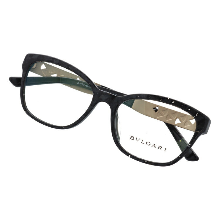 【国内正規品】メガネ 度付き 度なし 伊達メガネ 眼鏡 ブルガリ ディーヴァ ドリーム アジアンフィット BVLGARI DIVA'S DREAM BV4153BF 5412 54サイズ ウェリントン型 レディース UVカット 紫外線 ラッピング無料