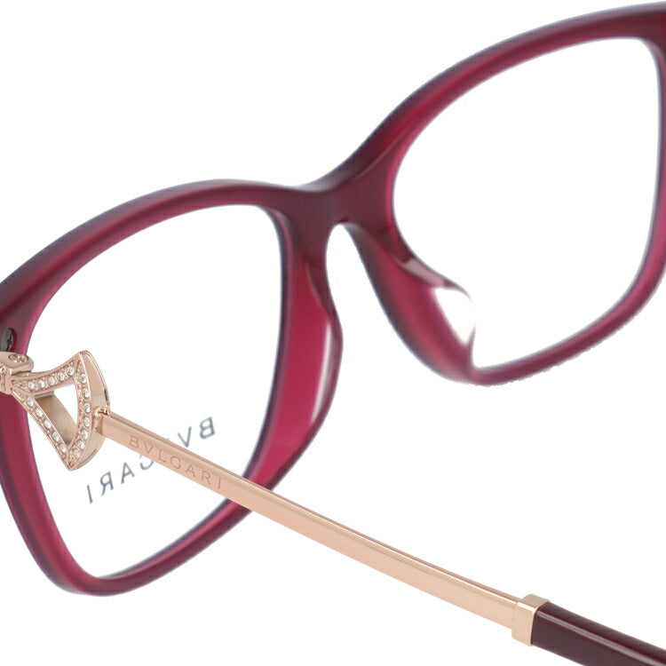 【訳あり・店頭展示品/外箱なし】【国内正規品】ブルガリ メガネ フレーム 眼鏡 BVLGARI ディーヴァ ドリーム 伊達メガネ DIVA'S DREAM BV4166BF 5426 54サイズ アジアンフィット ウェリントン型 ブランド メンズ レディース アイウェア UVカット ギフト対応 ラインストーン
