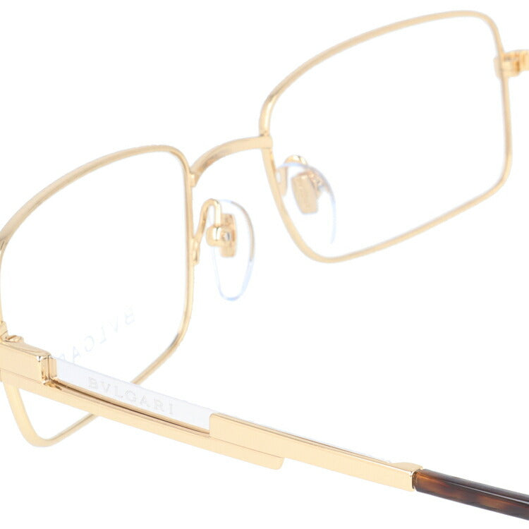 【国内正規品】ブルガリ メガネフレーム 伊達メガネ BVLGARI BV1046TG 4081 53サイズ スクエア ユニセックス メンズ レディース イタリア製 GOLD750 WG ホワイトゴールド ラッピング無料