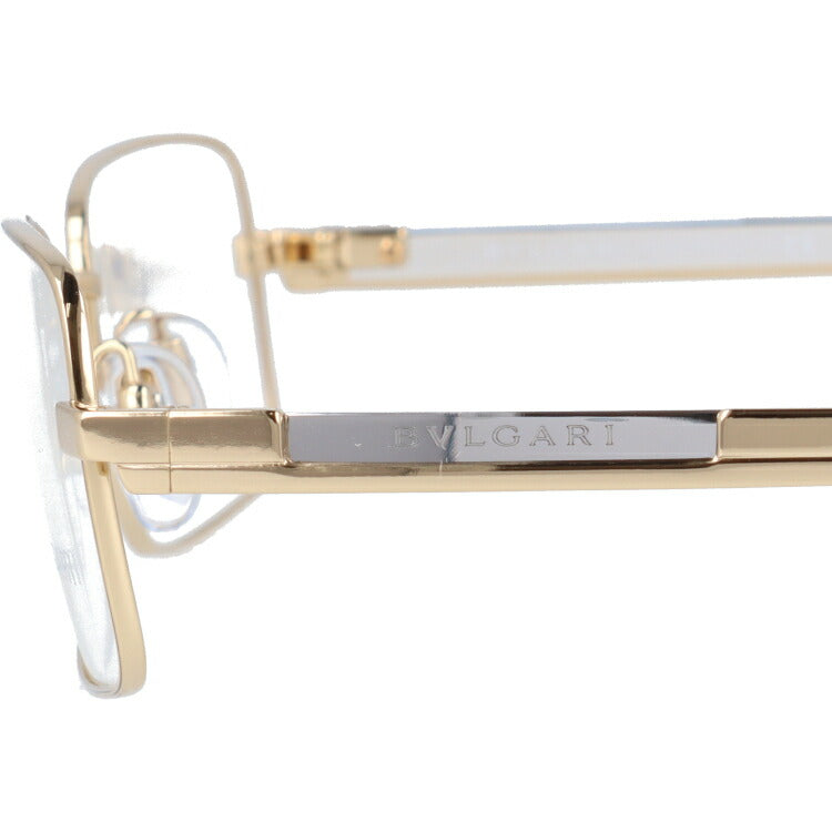 【国内正規品】ブルガリ メガネフレーム 伊達メガネ BVLGARI BV1046TG 4081 53サイズ スクエア ユニセックス メンズ レディース イタリア製 GOLD750 WG ホワイトゴールド ラッピング無料