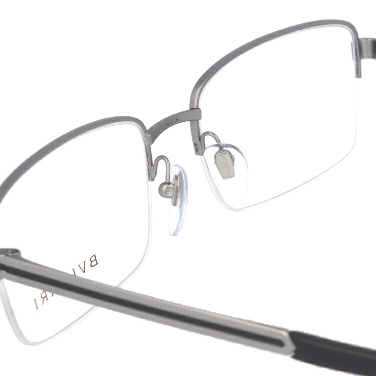 【訳あり・店頭展示品/外箱なし】【国内正規品】ブルガリ メガネ フレーム 眼鏡 BVLGARI BV1111 195 56サイズ スクエア型 ブランド メンズ レディース アイウェア UVカット ギフト対応 ハーフリム ラッピング無料
