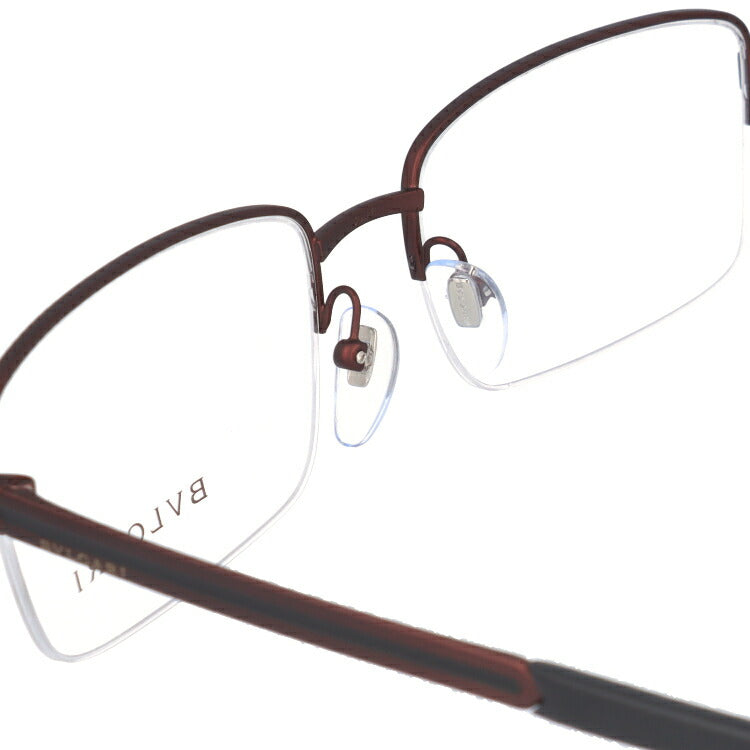 【訳あり・店頭展示品/外箱なし】【国内正規品】ブルガリ メガネ フレーム 眼鏡 BVLGARI BV1111 2060 56サイズ スクエア型 ブランド メンズ レディース アイウェア UVカット ギフト対応 ハーフリム ラッピング無料