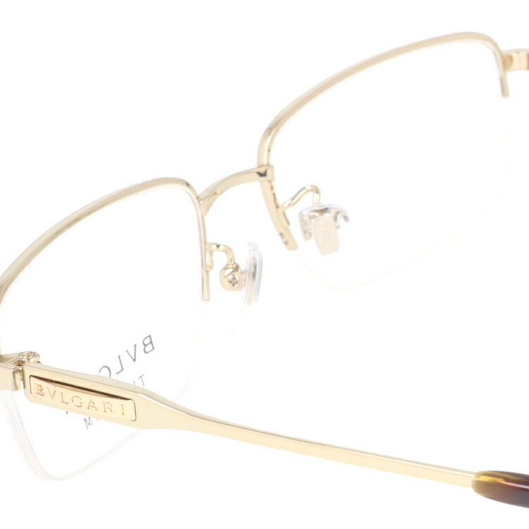 【訳あり・店頭展示品/外箱なし】【国内正規品】ブルガリ メガネ フレーム 眼鏡 BVLGARI BV1110TD 278 54サイズ スクエア型 ブランド メンズ レディース アイウェア UVカット ギフト対応 ハーフリム ラッピング無料