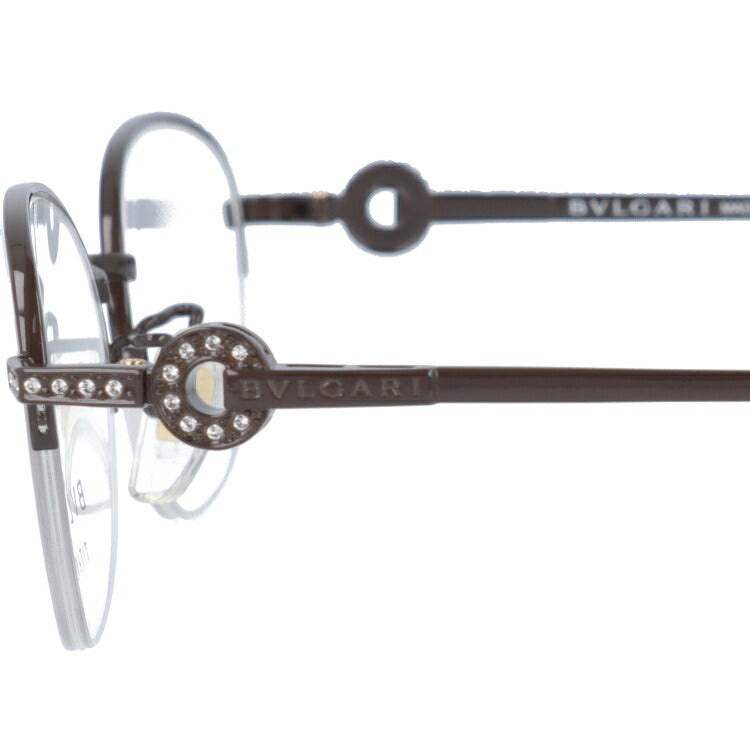 【訳あり・店頭展示品/外箱なし】【国内正規品】ブルガリ メガネ フレーム 眼鏡 BVLGARI BV2209TD 2016 54サイズ オーバル型 ブランド メンズ レディース アイウェア UVカット ギフト対応 ハーフリム ラインストーン ラッピング無料