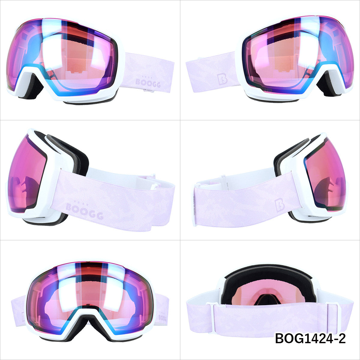 ボーグ ゴーグル ミラーレンズ アジアンフィット BOOGG BOG1424 ユニセックス メンズ レディース
