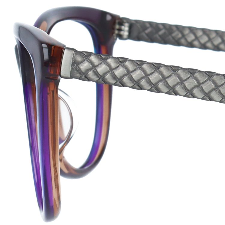 【選べる15色 ライトカラーレンズ】ボッテガヴェネタ ライトカラー サングラス BOTTEGA VENETA B.V.251FS F35/J8 56（PURP ANTSILV） パープル ブラウン/パープルグラデーション アジアンフィット 薄い色 オシャレ ドライブ レジャー メンズ レディース