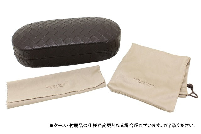 ボッテガヴェネタ BOTTEGA VENETA メガネ フレーム 眼鏡 度付き 度なし 伊達 B.V.271 SJ9 52（CROSSBRW BRW ） クロスブラウン/クリア ウェリントン型 メンズ レディース ウェリントン型 UVカット 紫外線 ラッピング無料