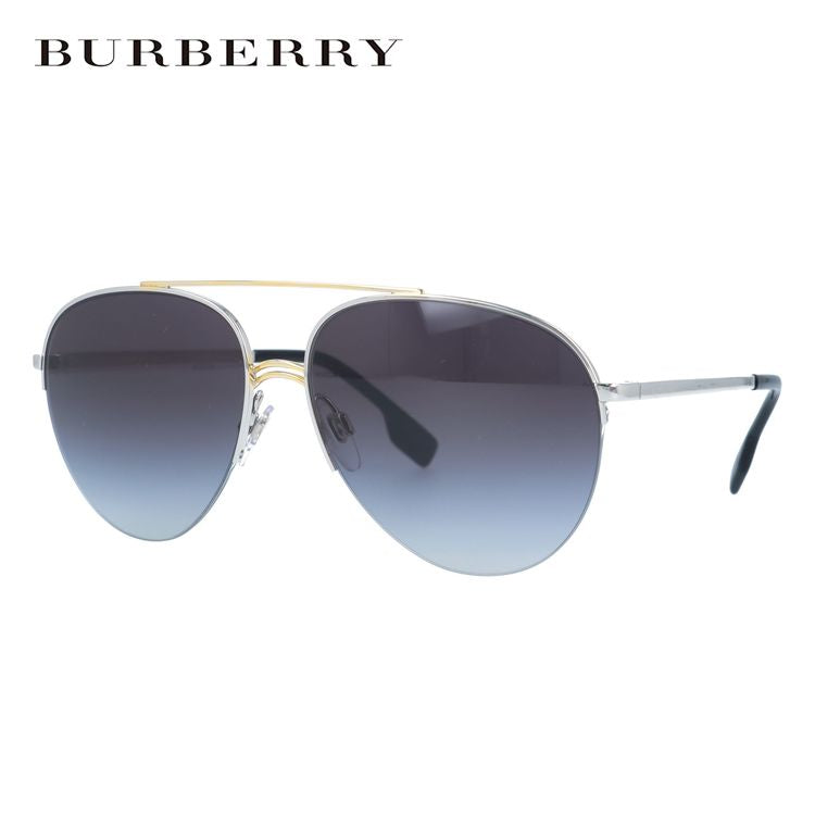 【国内正規品】バーバリー サングラス BURBERRY BE3113 13038G 59サイズ ティアドロップ ユニセックス メンズ レディース