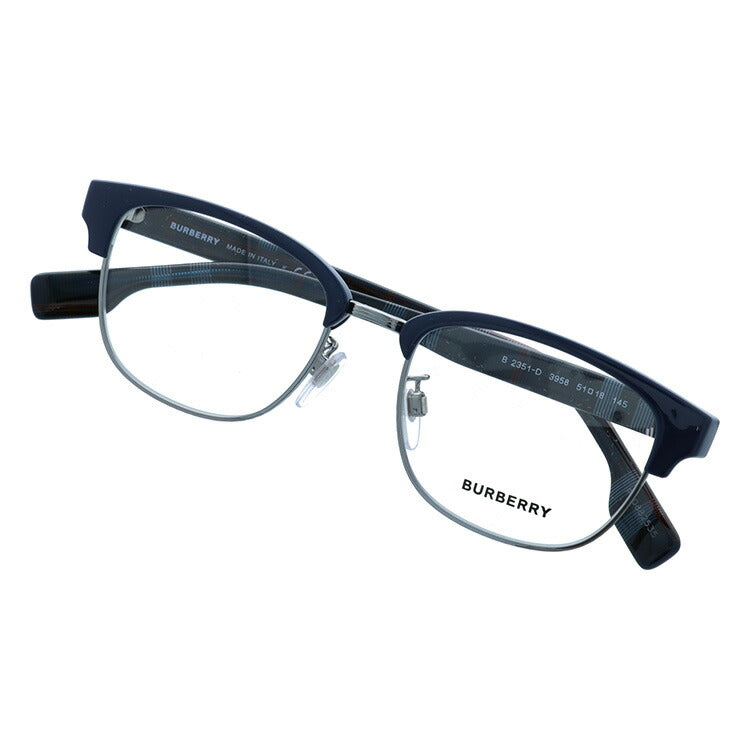 【国内正規品】バーバリー メガネフレーム 伊達メガネ BURBERRY BE2351D 3958 51サイズ ブロー ユニセックス メンズ レディース