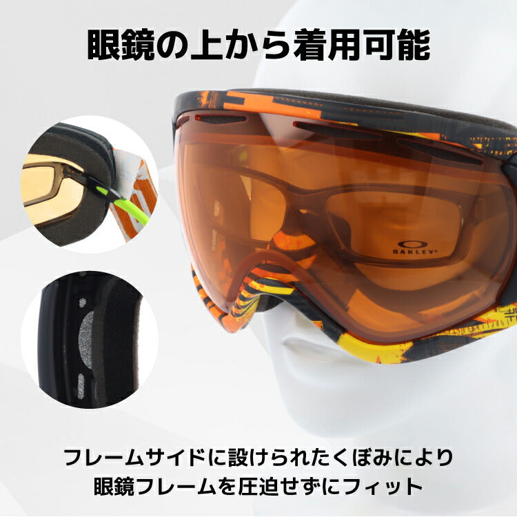 【眼鏡対応】オークリー ゴーグル キャノピー OAKLEY CANOPY 59-460J アジアンフィット ミラーレンズ メンズ レディース 男女兼用 スキーゴーグル スノーボード 【Black Iridium】 プレゼント