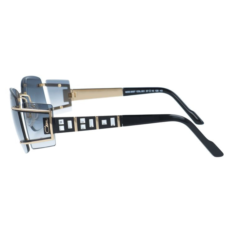 【訳あり・店頭展示品/付属品なし/外箱なし】 カザール サングラス CAZAL MOD.9057 C001 57サイズ スクエア型 アウトレット品 ユニセックス メンズ レディース