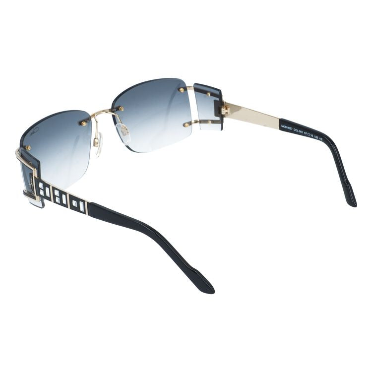 【訳あり・店頭展示品/付属品なし/外箱なし】 カザール サングラス CAZAL MOD.9057 C001 57サイズ スクエア型 アウトレット品 ユニセックス メンズ レディース