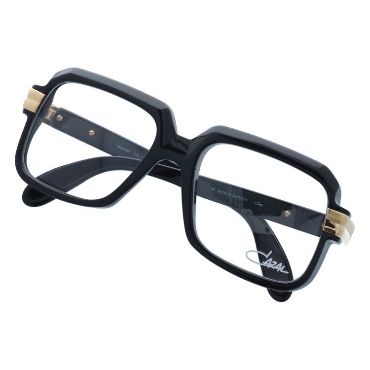 【国内正規品】カザール CAZAL メガネ フレーム 眼鏡 度付き 度なし 伊達 メンズ レディース レジェンズ レギュラーフィット LEGENDS MOD607 001 56サイズ スクエア スクエア型 UVカット 紫外線 ラッピング無料