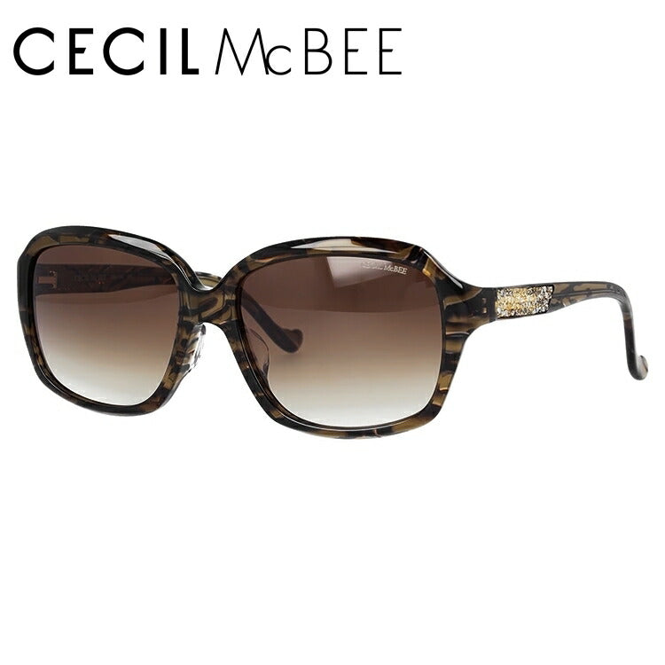 レディース サングラス CECIL McBEE セシルマクビー CMS 1045-2 56サイズ アジアンフィット ウェリントン型 女性 UVカット 紫外線 対策 ブランド 眼鏡 メガネ アイウェア 人気 おすすめ ラッピング無料
