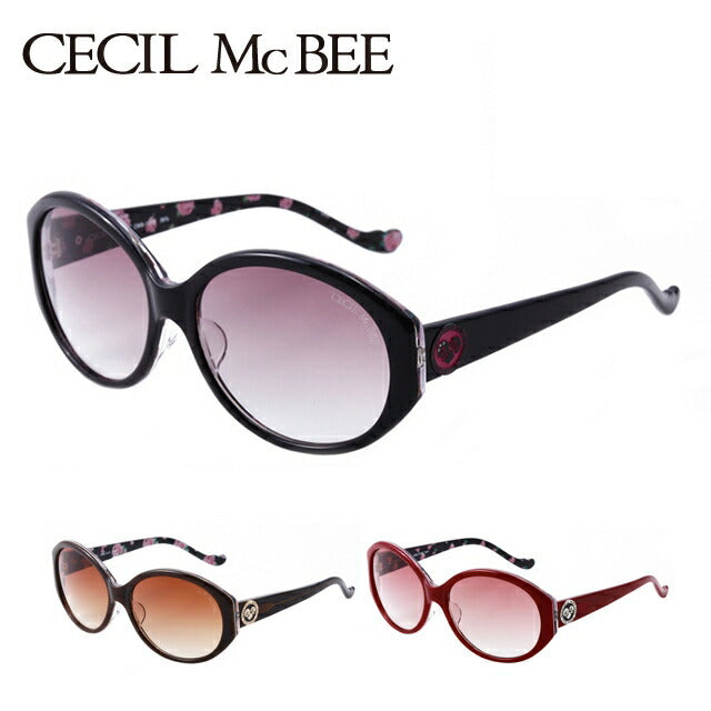レディース サングラス CECIL McBEE セシルマクビー CMS 1015 全3色 58サイズ アジアンフィット 女性 UVカット 紫外線 対策 ブランド 眼鏡 メガネ アイウェア 人気 おすすめ ラッピング無料