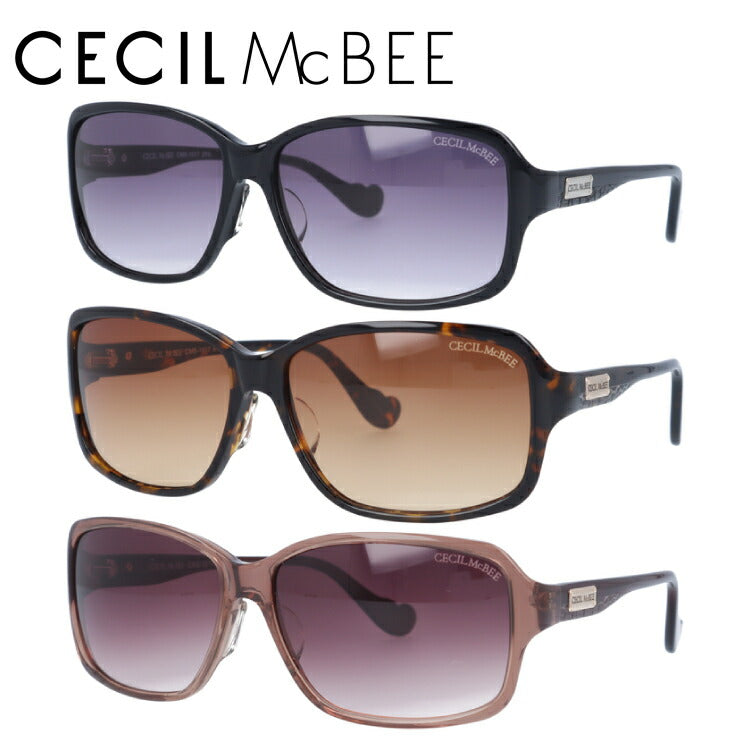 レディース サングラス CECIL McBEE セシルマクビー CMS 1017 全3色 58サイズ アジアンフィット 女性 UVカット 紫外線 対策 ブランド 眼鏡 メガネ アイウェア 人気 おすすめ ラッピング無料